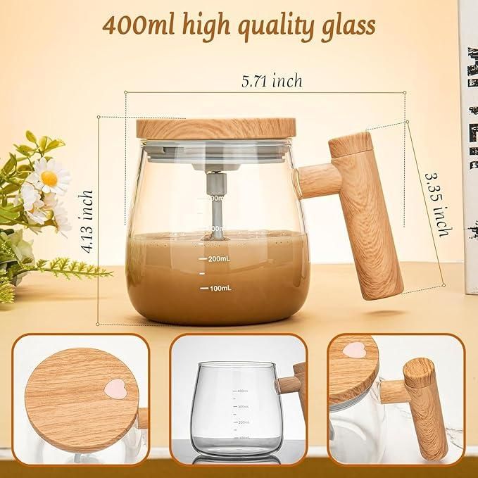 Self-Stirring Electric Mug – Auto Mixing Cup for Coffee & More