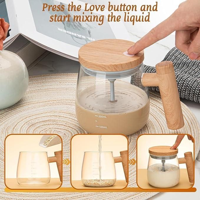 Self-Stirring Electric Mug – Auto Mixing Cup for Coffee & More