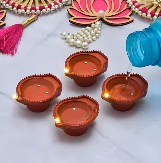 LED Light Water Sensor Diyas Plastic with, Ambient Lights, (Pack of 6/12/18/24)